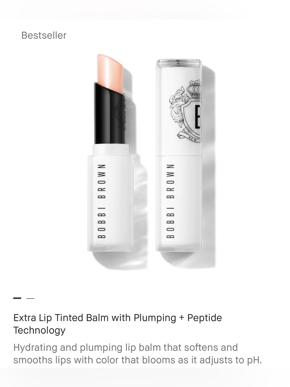 Bobbi Brown Tinted Lip Balm — Sheer NWT